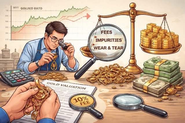 Why You Do Not Get the Market Gold Rate When Selling Used Gold