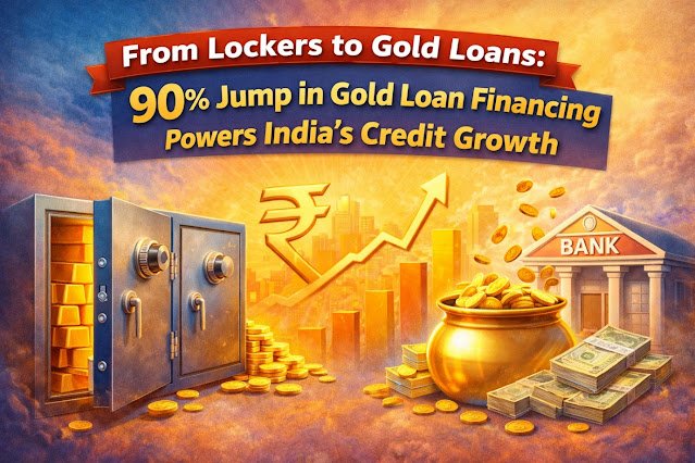 From Lockers to Gold Loans: 90% Jump in Gold Loan Financing Powers India’s Credit Growth