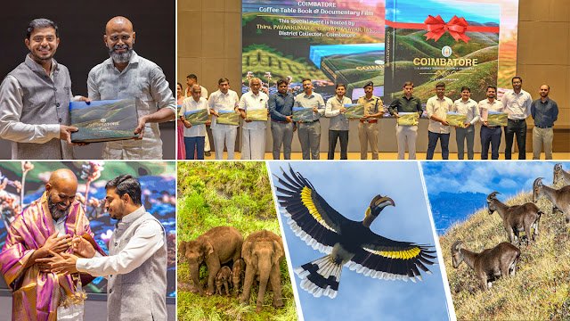 Dr. L. Ramachandran’s ‘Coimbatore – A Journey through Culture and Landscapes’ Coffee Table Book and Documentary Launched