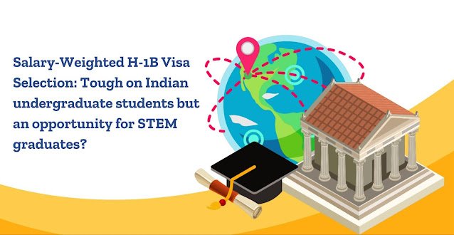 Salary-Weighted H-1B Visa Selection: Tough on Indian undergraduate students but an opportunity for STEM graduates